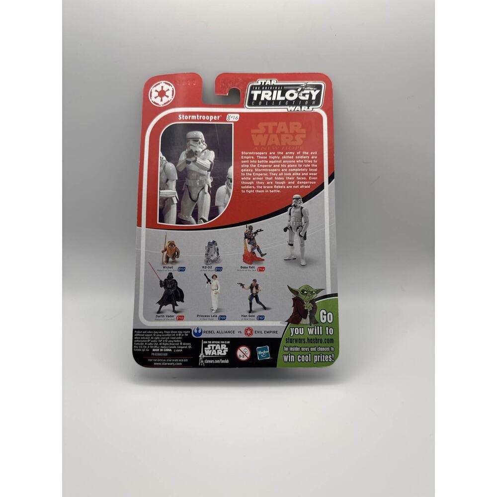 Star Wars Original‎ Trilogy Collection Stormtrooper OTC #16 Hasbro 2004 3.75" - Picture 2 of 2